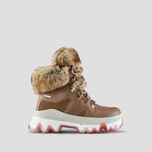 Cougar Tan and White Fur-Lined Boots